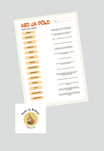 AED ja PÕLD mõisted