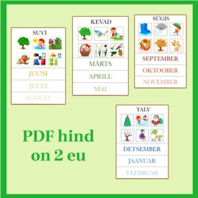 Õpime aastaaegu ja kuid