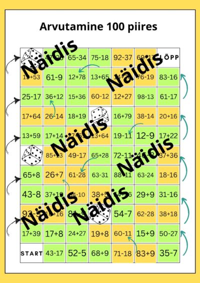 Lauamängud-arvutamine 100 piires