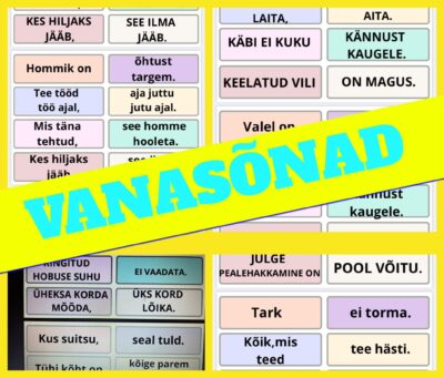 Vanasõnad