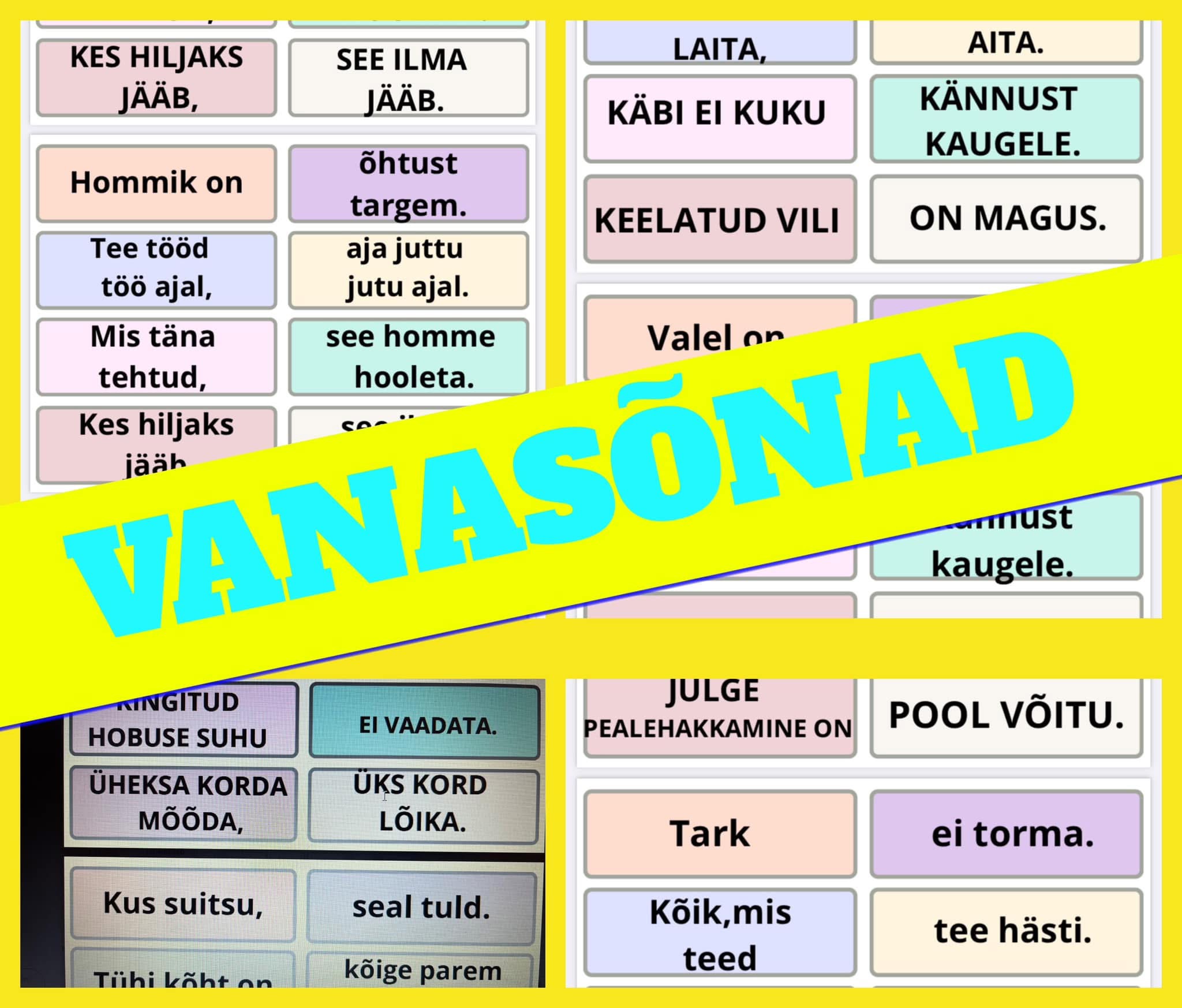 Vanasõnad