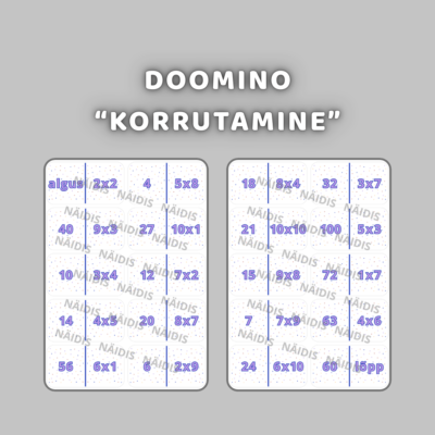 Doomino "KORRUTAMINE"