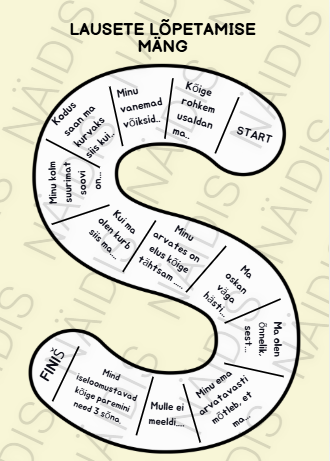 Lausete lõpetamise lauamäng