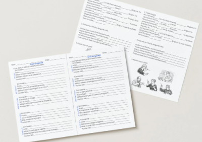 Tööleht "Jüri Alperten, Olari Elts, Anu Tali, Risto Joost ja Kristiina Poska"