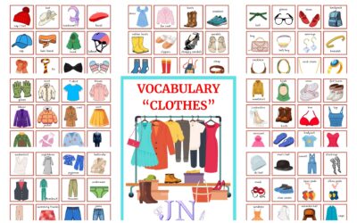 Inglise keelsed flashkaardid – Riided