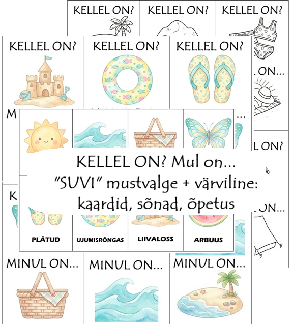 Kellel on? -"SUVI" mustvalge+värviline