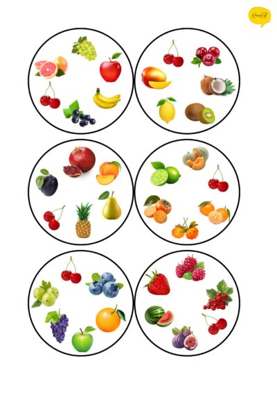 Dobble - puuviljad ja marjad