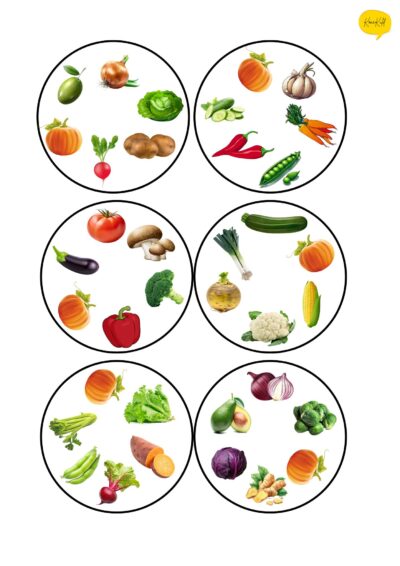 Dobble - köögiviljad