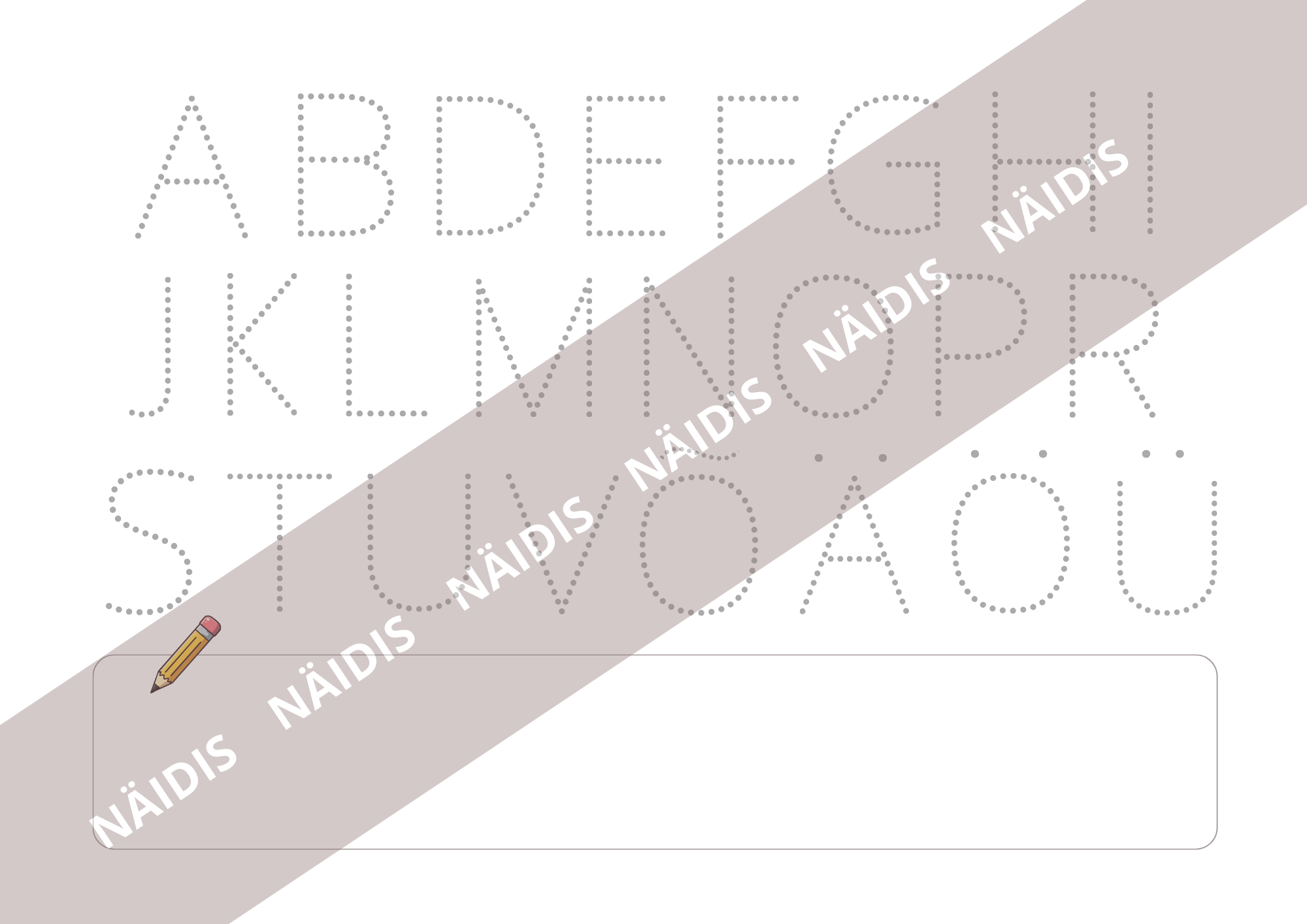 Tööleht - kirjuta trükitähti - Image 3