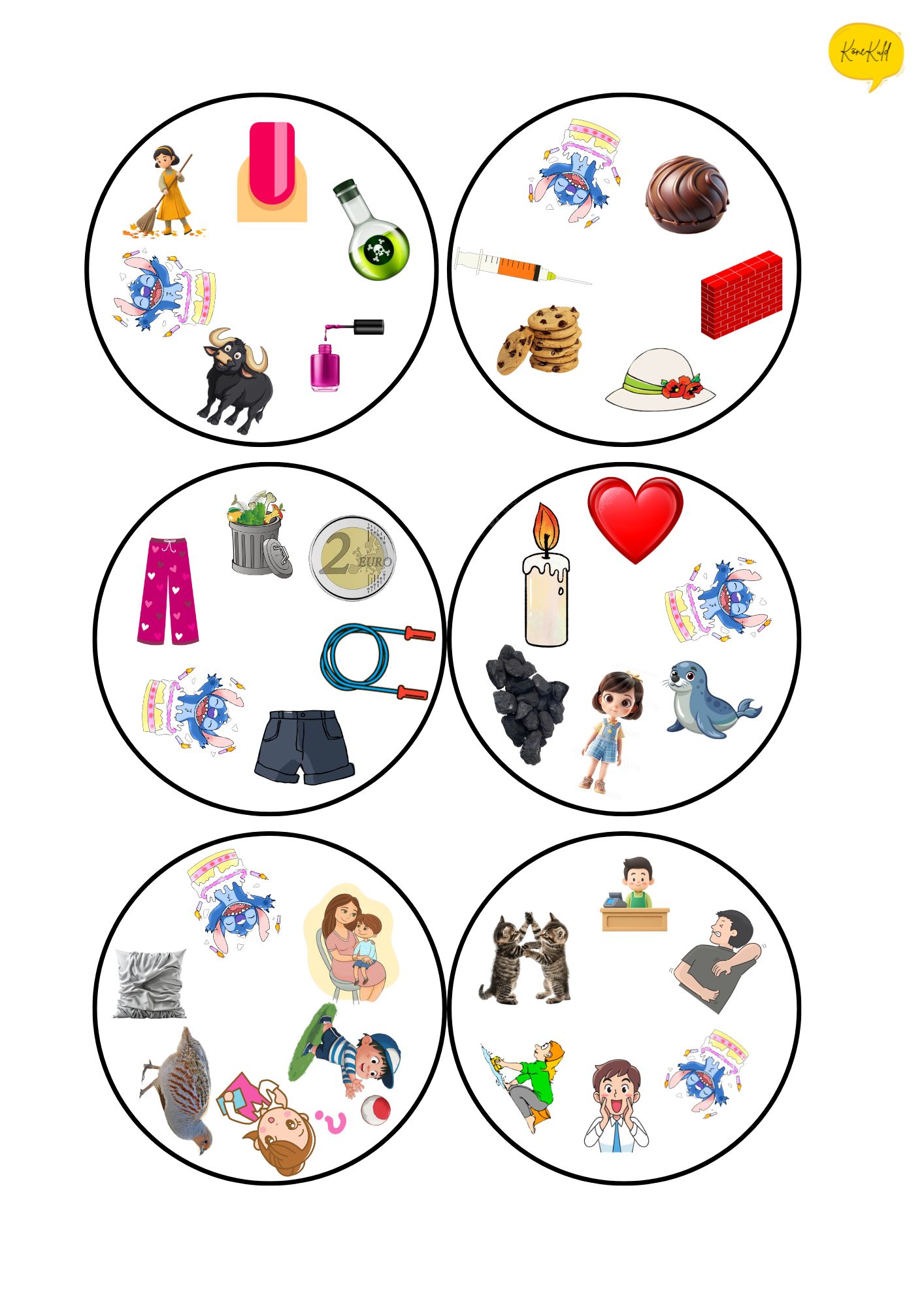 Dobbled - Ü sõna alguses ja Ü sõna keskel