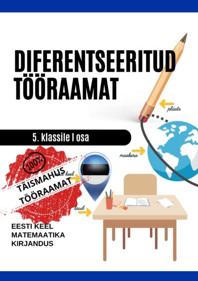 Diferentseeritud tööraamat 5.klassile EESTI KEEL