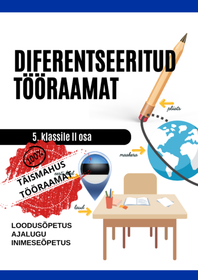 Diferentseeritud tööraamat 5.klassile INIMESEÕPETUS