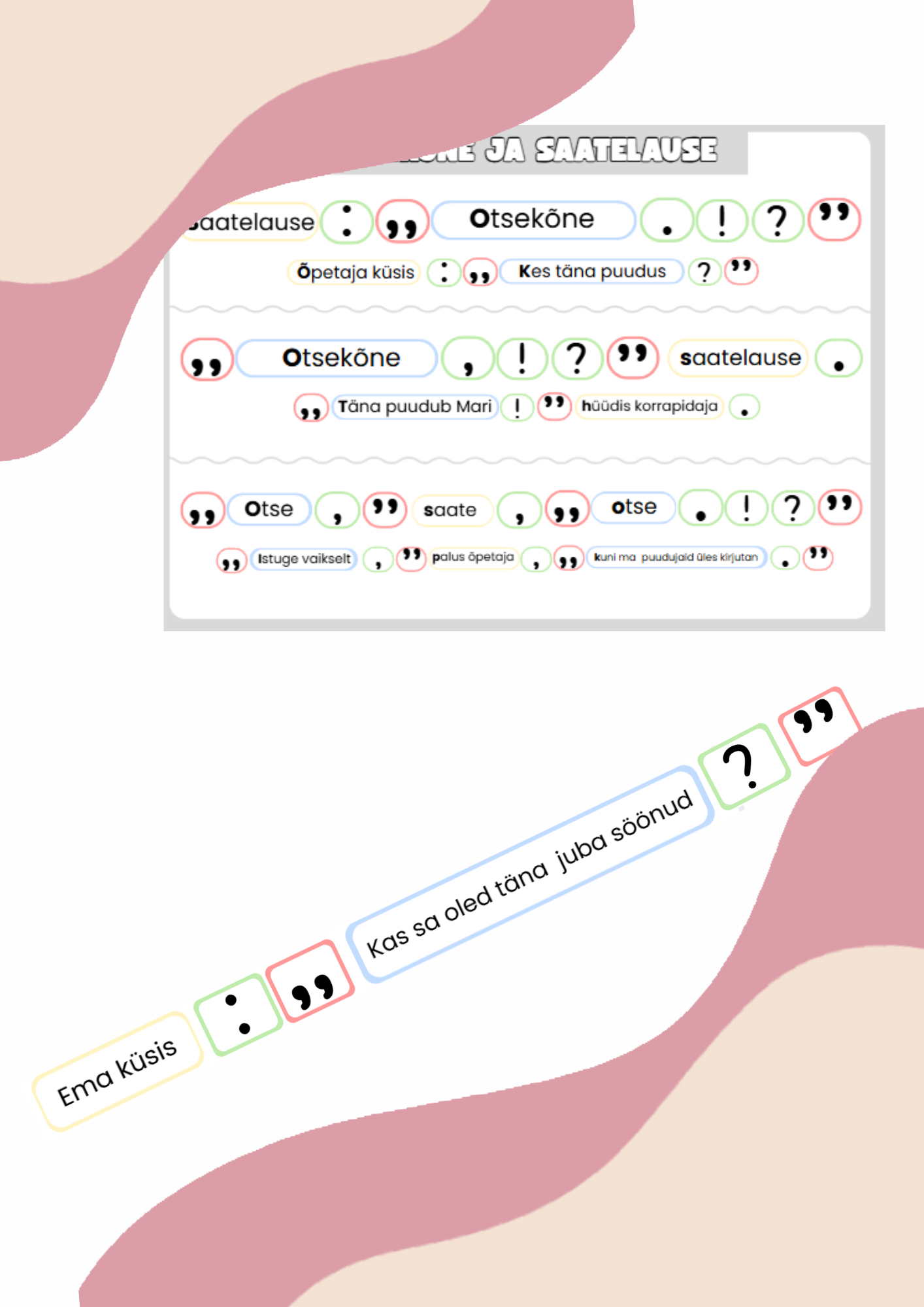 Otsekõne ja saatelause