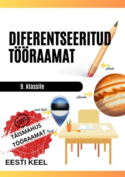 Diferentseeritud tööraamat 9. klassile – EESTI KEEL