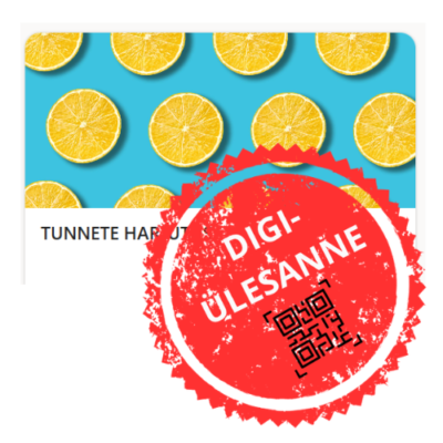Tunnete digiülesanne – 20 küsimust, 200 punkti, kestvus 15 min