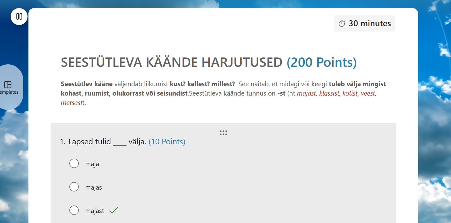 Seestütleva käände digiülesanne – 20 küsimust, 200 punkti, kestvus 30 min - Image 2