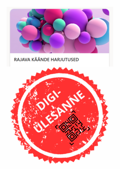 Rajava käände digiülesanne – 20 küsimust, 200 punkti, kestvus 30 min