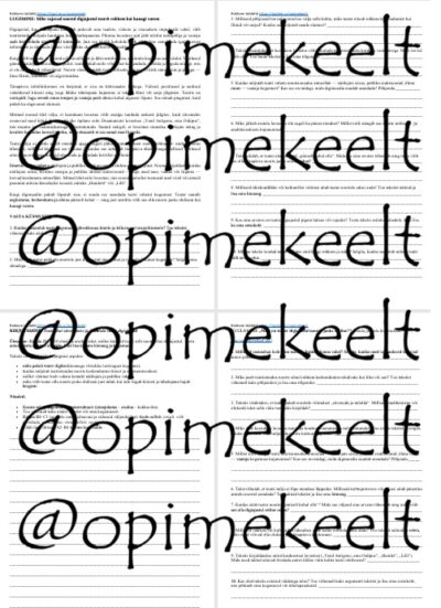 Teater digiajastul (B2-C1) töölehekomplekt