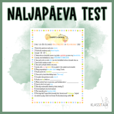 NALJAPÄEVA TEST