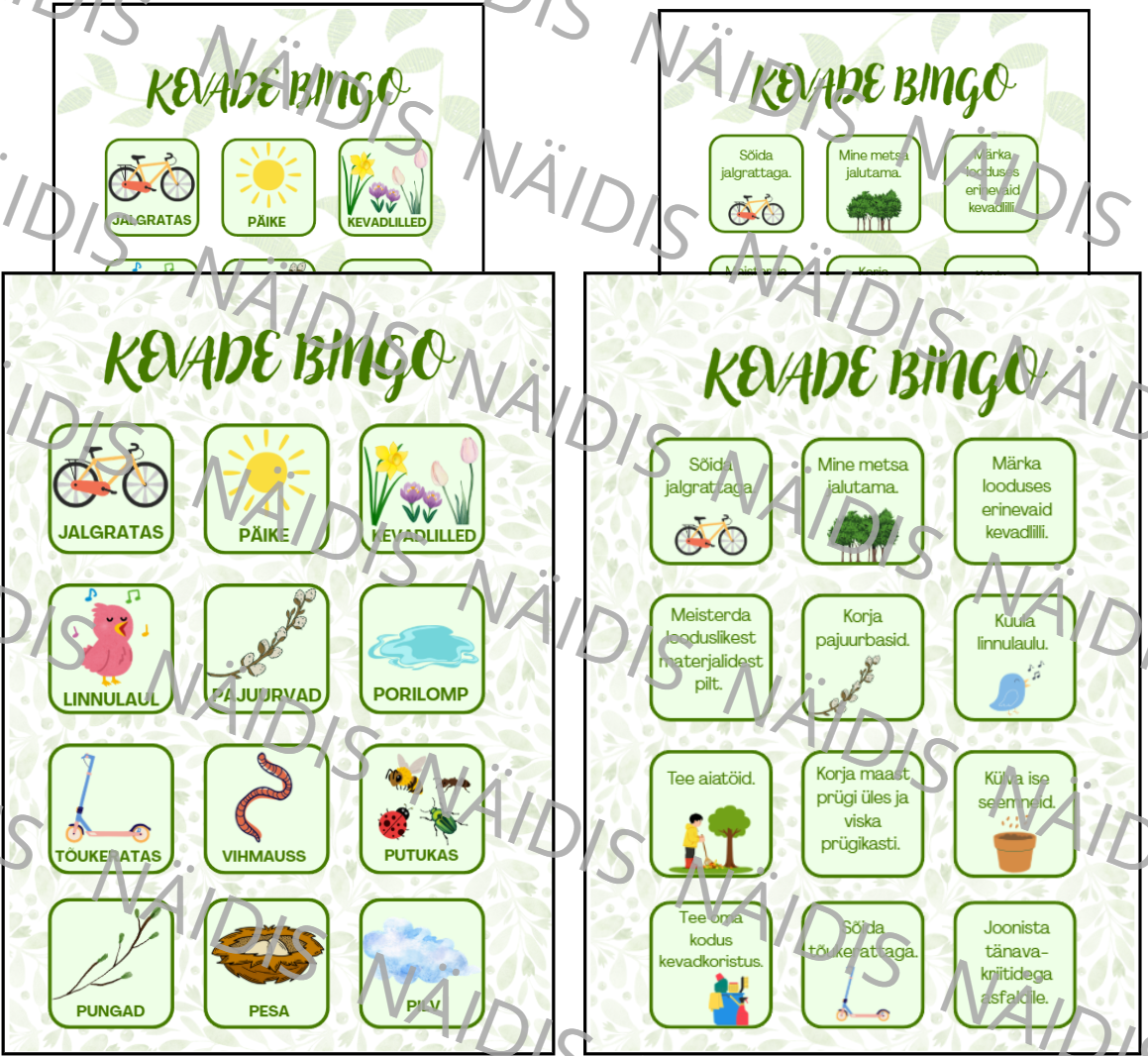 Komplekt: Kevade BINGO I, II