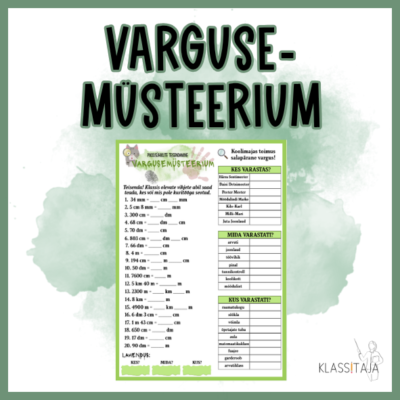 VARGUSEMÜSTEERIUM - pikkusühikute teisendamine