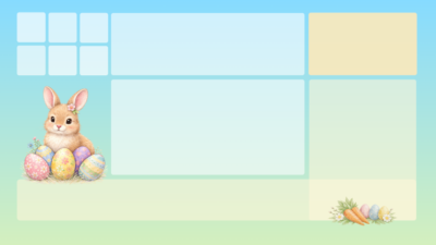 Taustapilt failide korrastamiseks arvuti töölauale - kevad