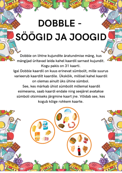 DOBBLE - TOIDUD JA JOOGID