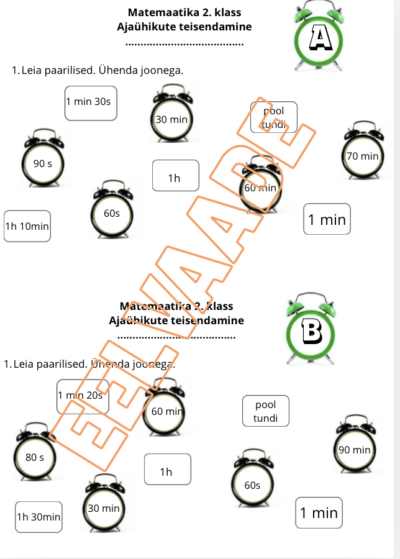 Ajaühikute teisendamine