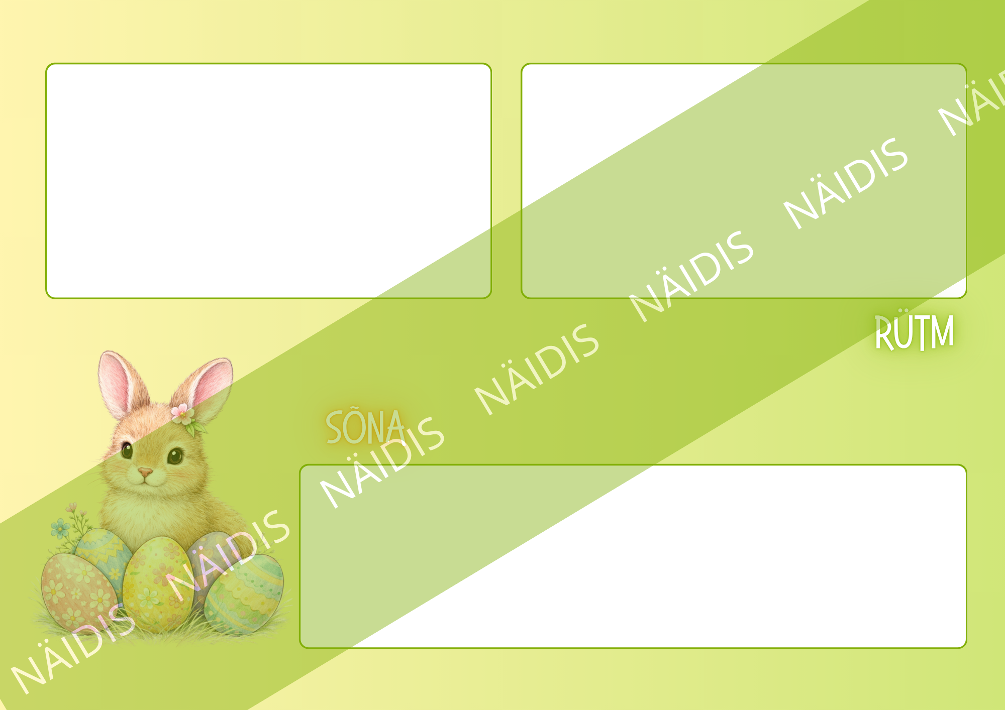 Sõnarütmid - kevad ja lihavõttepühad