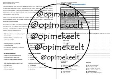 Ülestõusmispühad Eestis | A2 tööleht