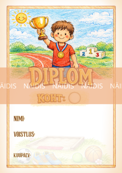 Diplom spordipäevaks