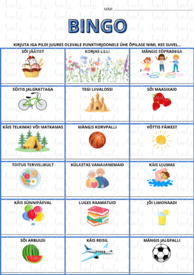 Bingo ja sõnarägastik