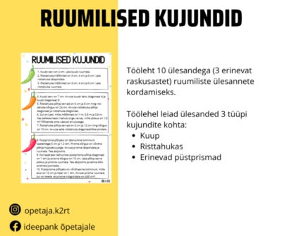Ruumilised kujundid