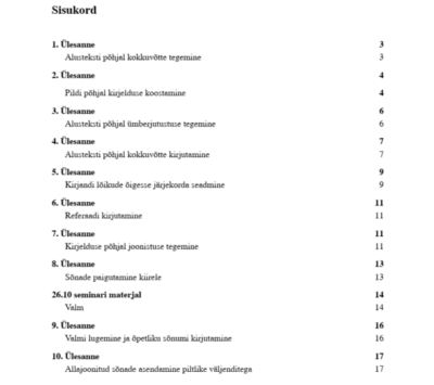 Tekstiõpetus I-II kooliastmes õpimapp