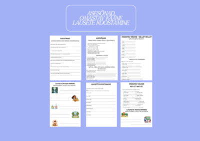 ASESÕNAD, OMASTAV KÄÄNE, LAUSETE KOOSTAMINE