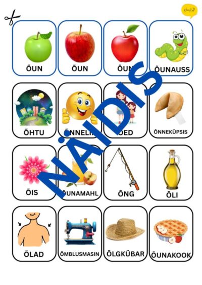 Õunauss otsib õunu - Õ-hääliku kõnesse viimine