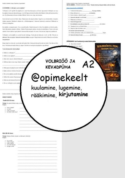 Volbriöö ja kevadpüha (A2)