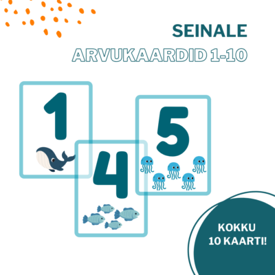 Arvukaardid 1-10 (seinale)