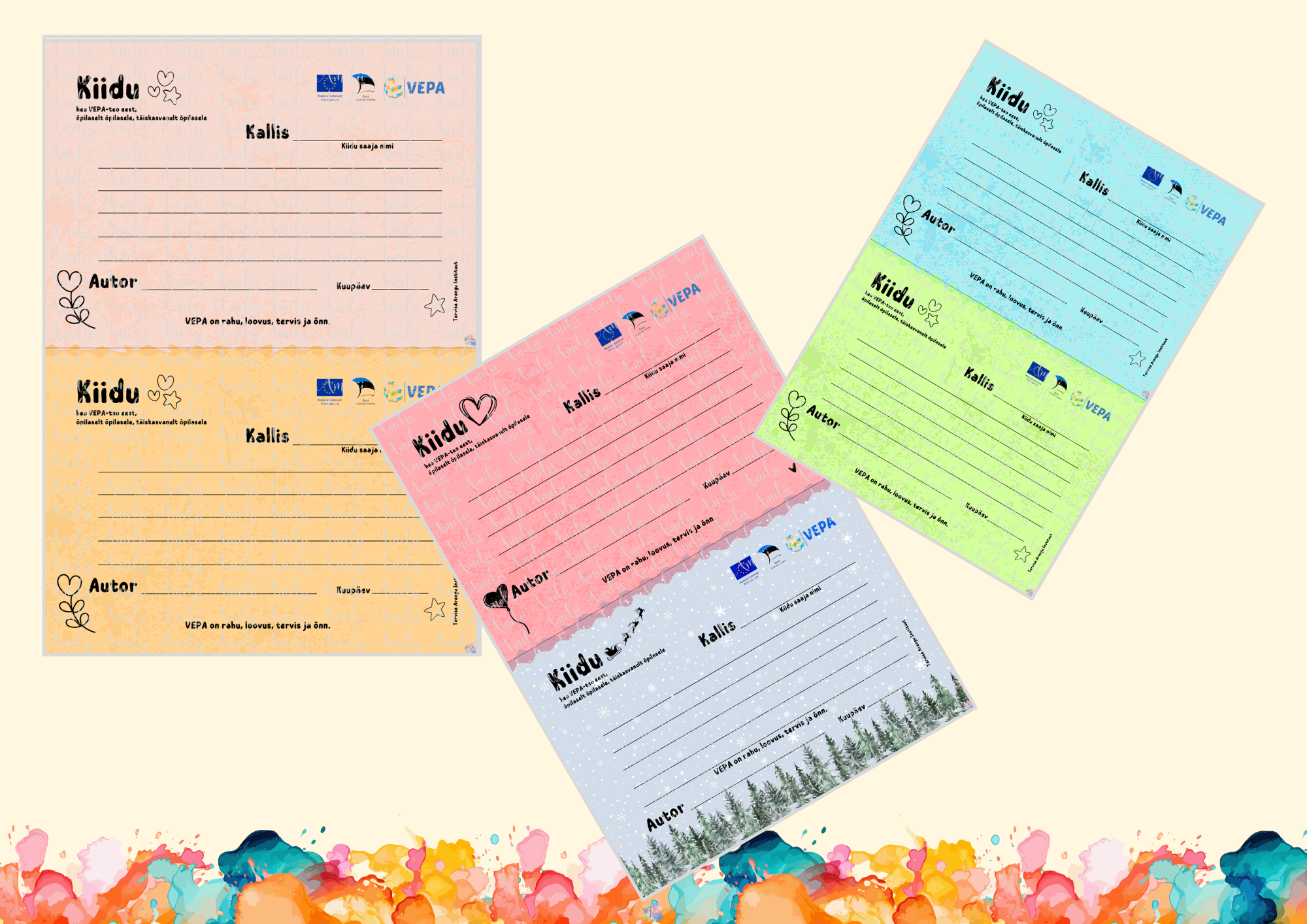 VEPA - kiidude kirjutamise juhend ja kiidude põhjad - Image 2