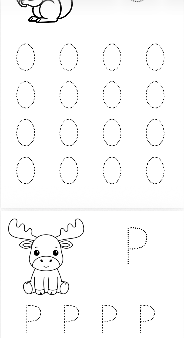 Tähe- ja numbri kirjutamisharjutused (PDF) - Image 2