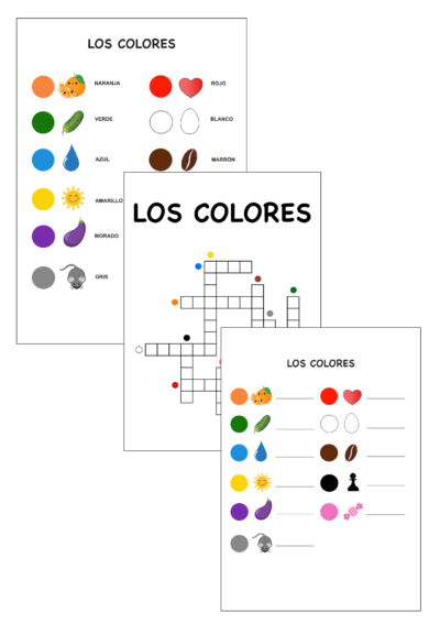 Põhivärvid hispaania keeles 4 faili