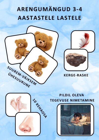 Arengumängud 3–4-aastastele