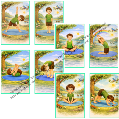 JOOGA KAARDID LASTELE