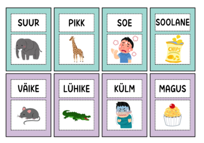 Vastandsõnad - memoriin