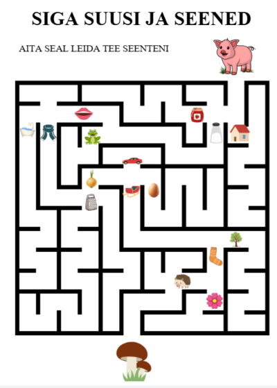 S-häälik sõna alguses labürint