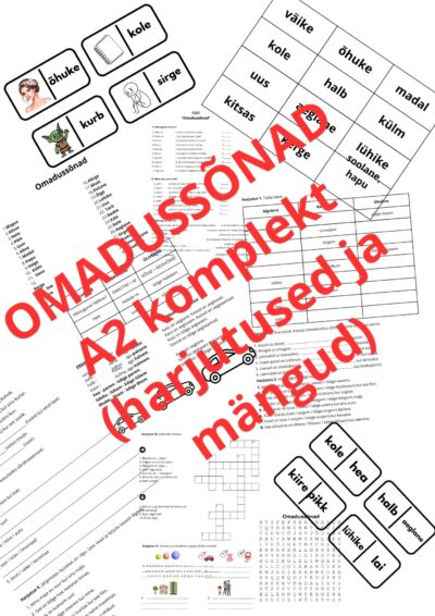 "Omadussõnad" komplekt