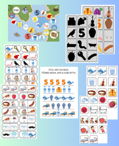 V-häälik sõna alguses mängude komplekt