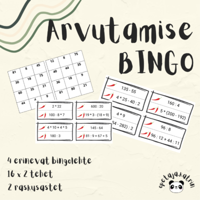 Arvutamise bingo