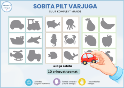 Sobitamismäng - "Sobita pilt varjuga"