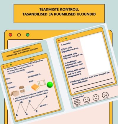 TEADMISTE KONTROLL - TASANDILISED JA RUUMILISED KUJUNDID
